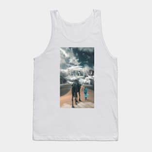 Far Away Castle Tank Top